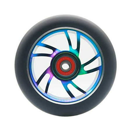 Z-FIRST 2PCS Replacement 110mm Pro Scooter Wheel with ABEC 9 Bearings Fit for MGP//Razor//Lucky Pro Scooters